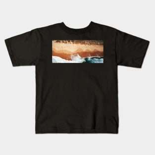 Aerial View, Kilcunda Beach Kids T-Shirt